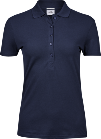 TEE JAYS Ladies Luxury Stretch Polo, Økologisk, dame-Denim