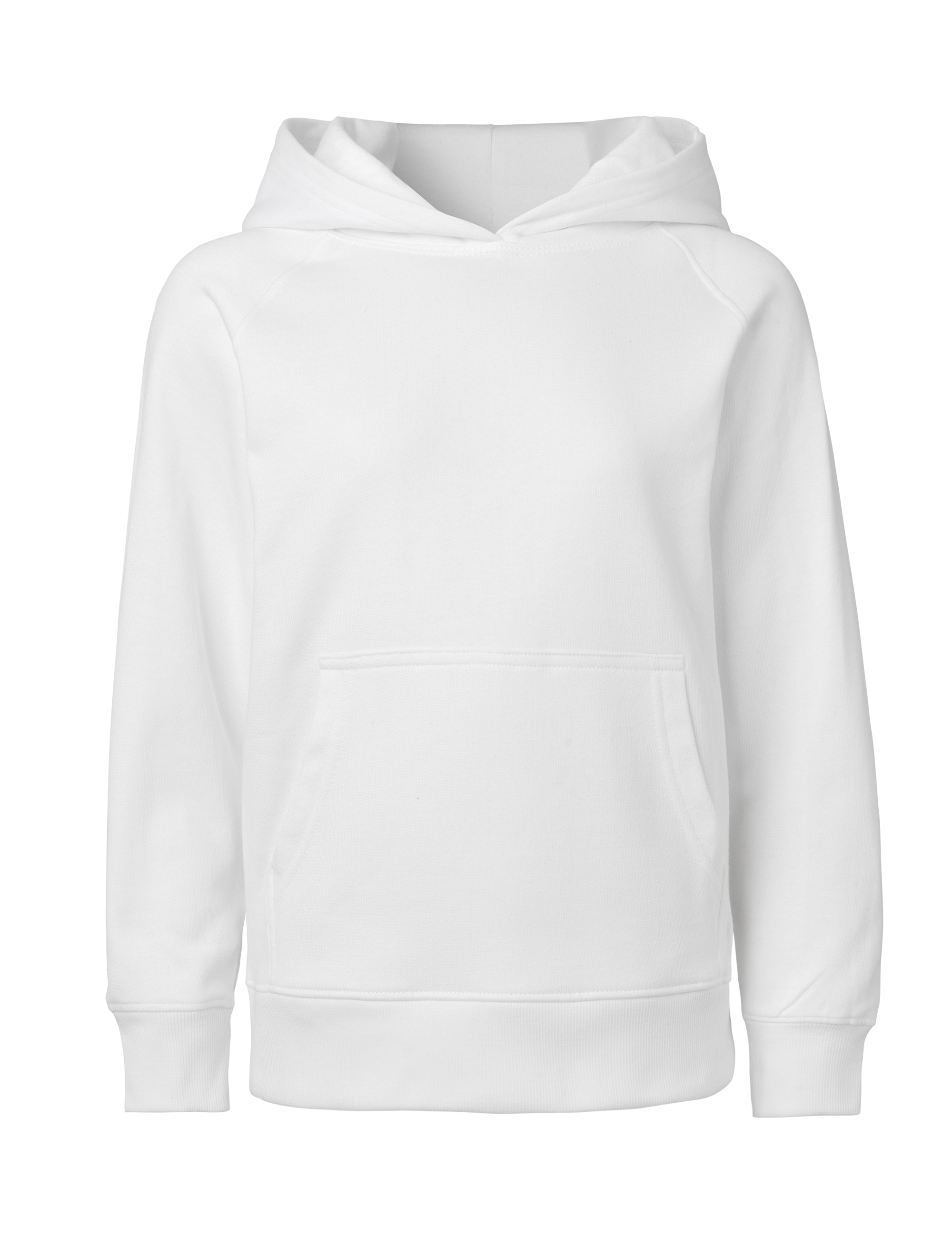 NEUTRAL Kids Hoodie - Økologisk Fairtrade Bomuld-Hvid