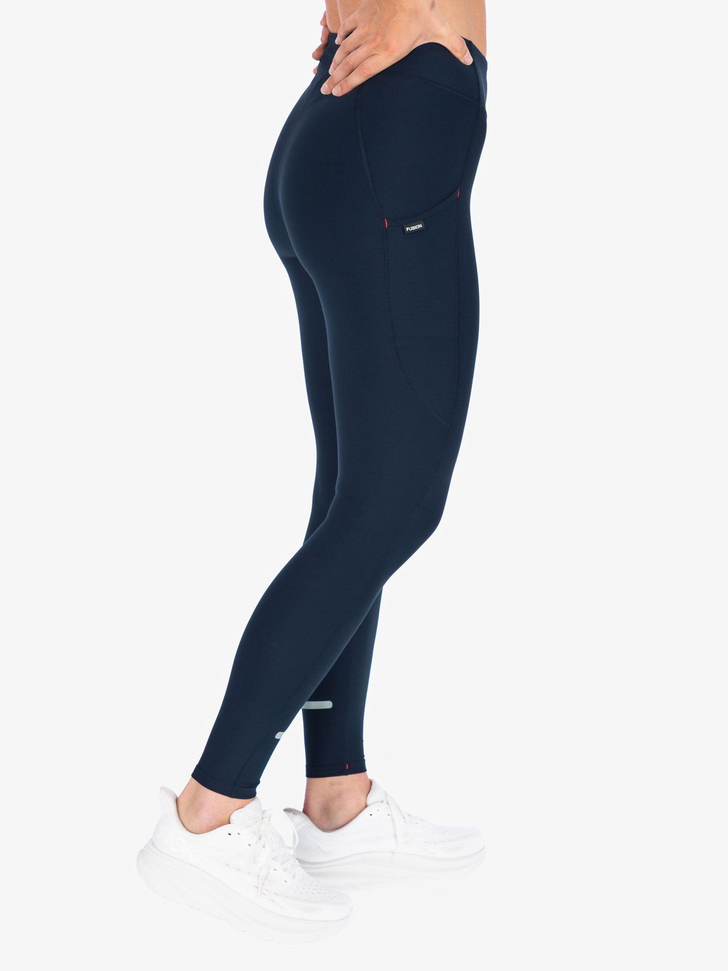 FUSION Løbetights, dame-Navy