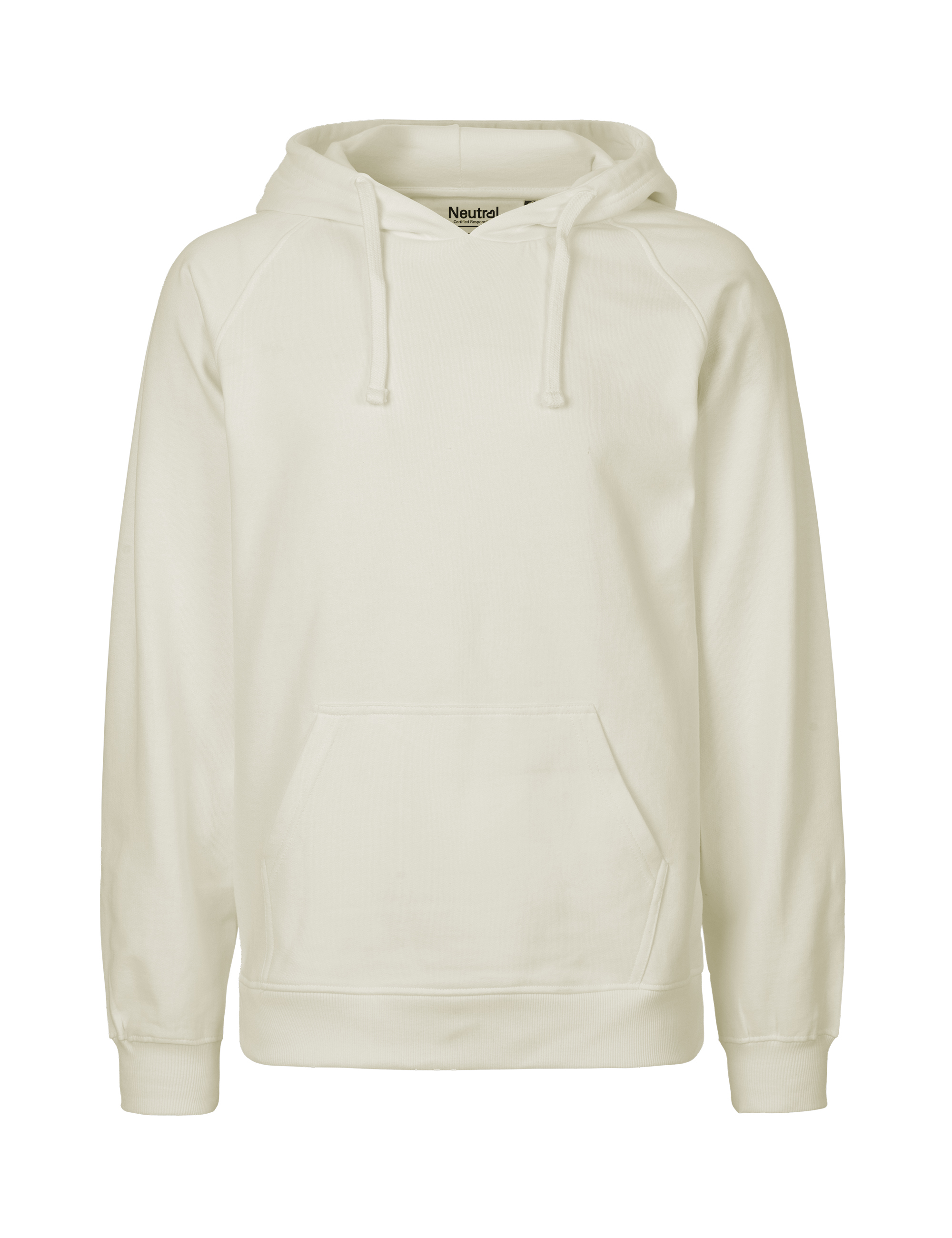 NEUTRAL Hoodie, 100% Økologisk Fairtrade Bomuld-Natur