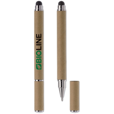 Kuglepen Stylus - Genbrugspapir-Brun