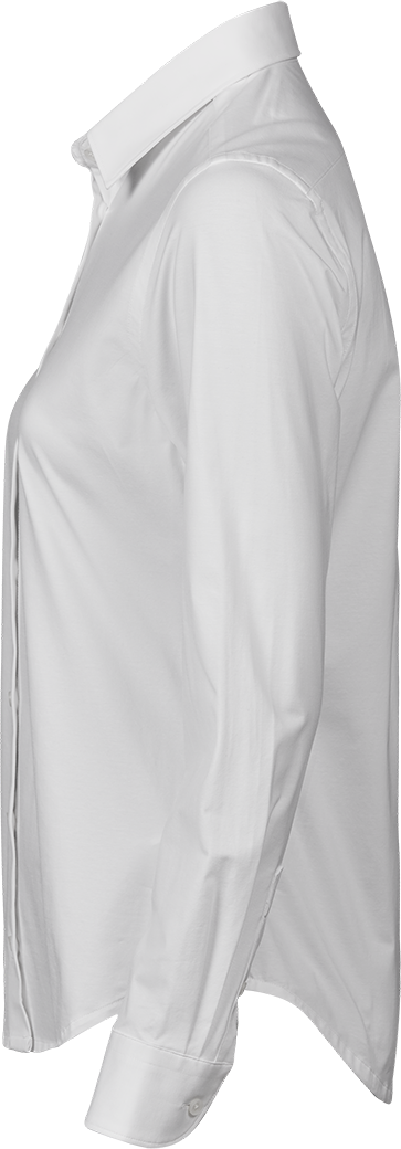 TEE JAYS Active Stretch Skjorte, Dame-Hvid