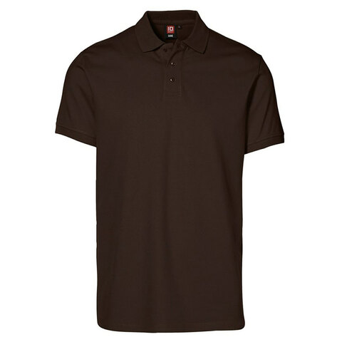 ID Piqué Poloshirt Stretch-Mocca