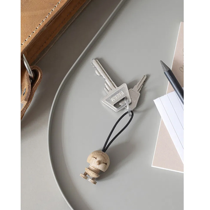Hoptimist Nøglering Bimble Raw oak-