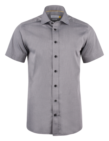 J. HARVEST & FROST YB50 Twill Slim K/Æ Skjorte - Herre