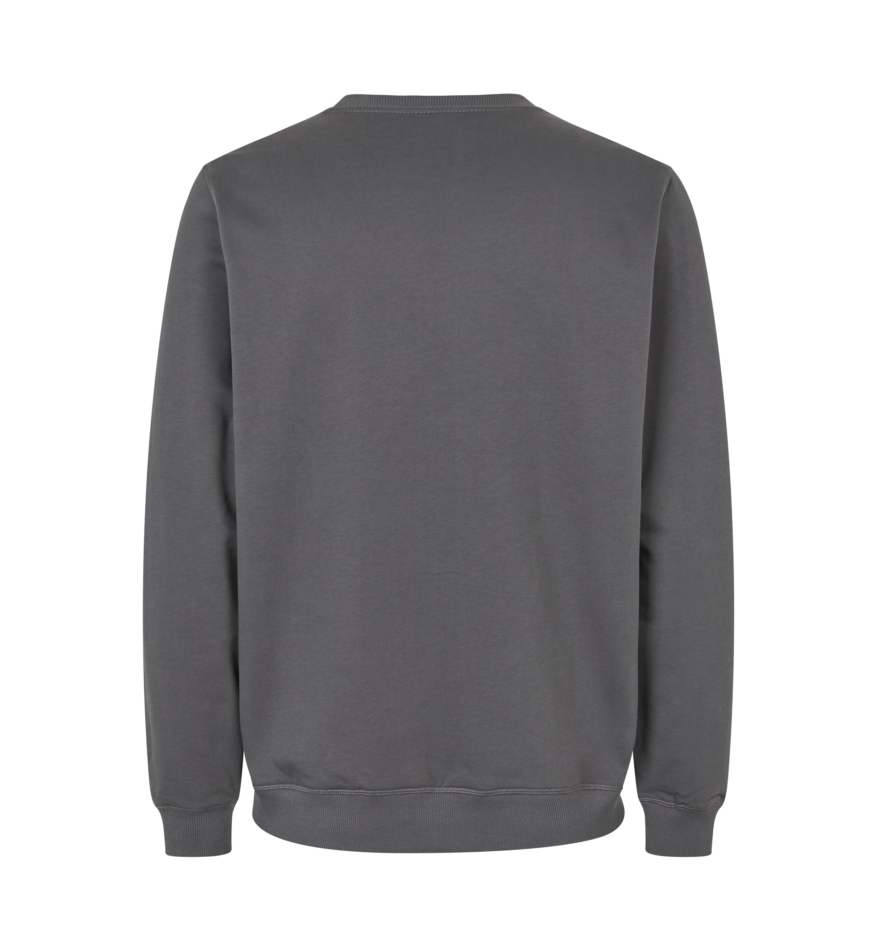 ID Økologisk O-hals Sweatshirt, herre GOTS-Grå