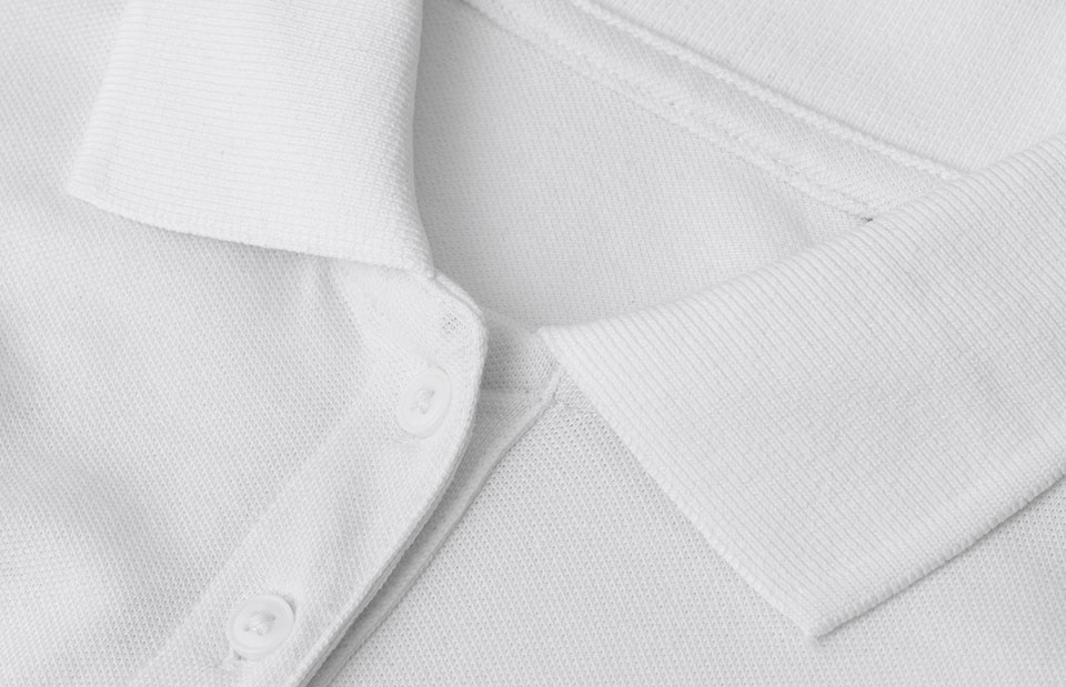 ID Økologisk poloshirt, dame-Hvid