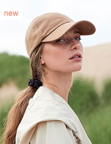 Økologiske Bomulds Cap-Sand
