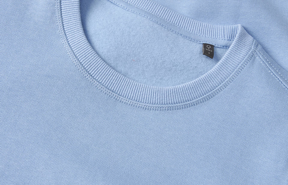 ID Økologisk O-hals Sweatshirt, dame-Lyseblå