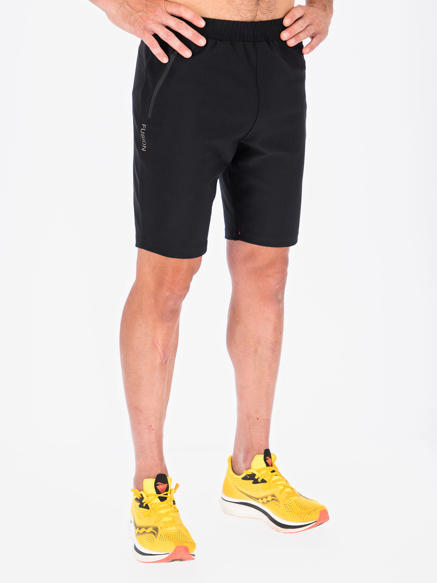 FUSION Recharge Shorts, Herre-Sort
