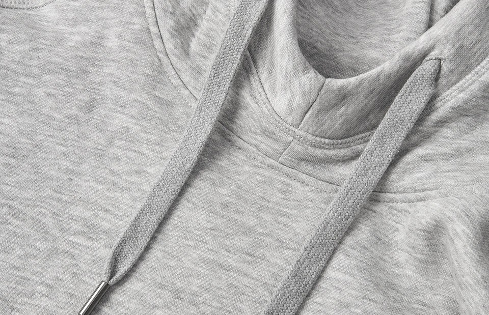 ID Core Hoodie, dame-Lysegrå