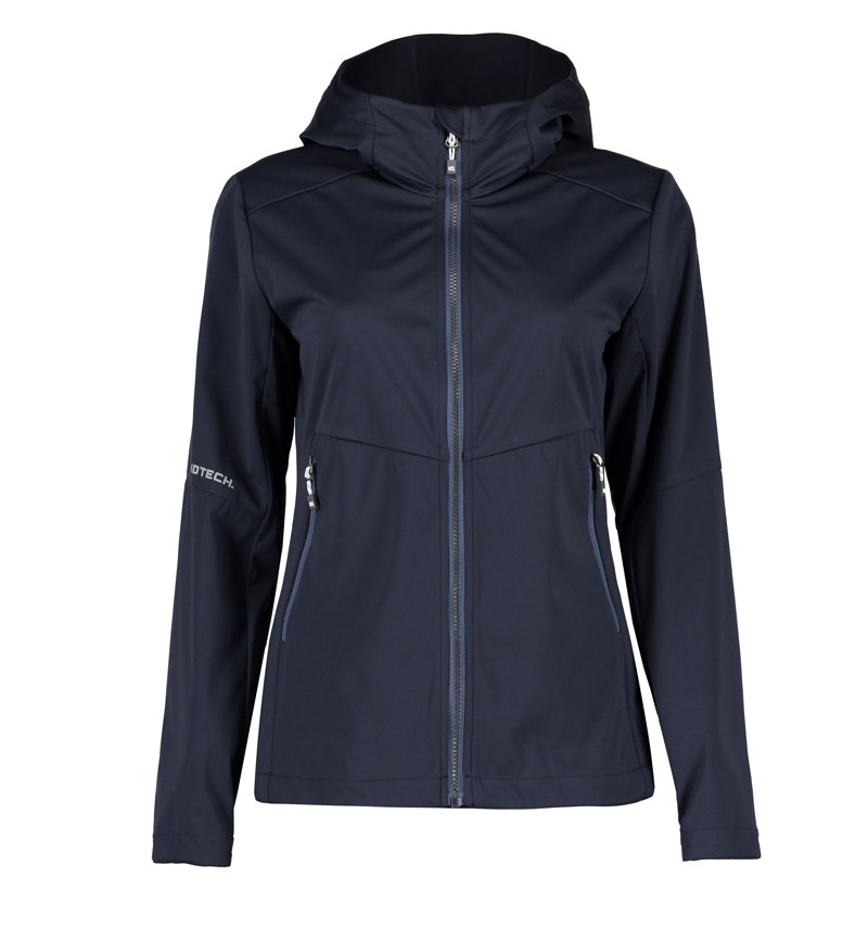 ID Letvægts softshell Jakke, dame-Navy