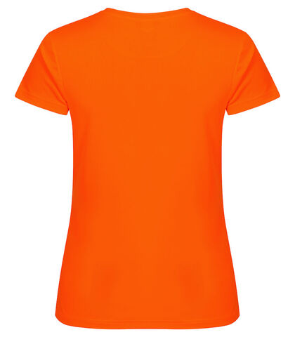 CLIQUE Basic Active-T, Dame, Spun Dyed-Orange