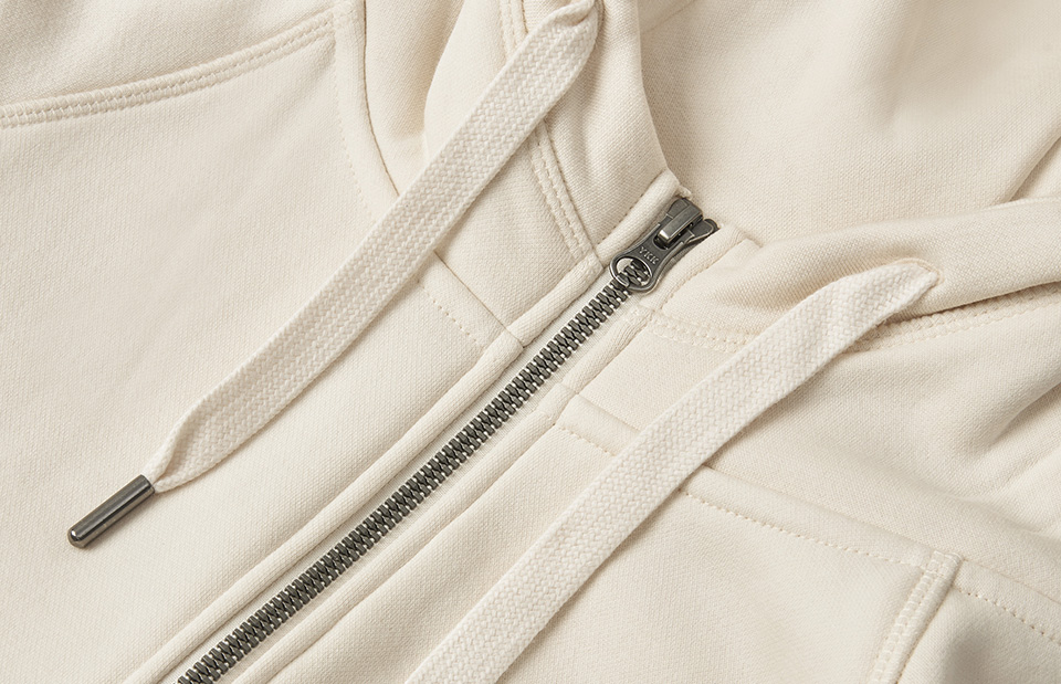ID Core Full Zip  Hoodie, dame-Off White