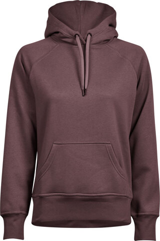 TEE JAYS Ladies Hooded Sweatshirt-Bordeaux Rød