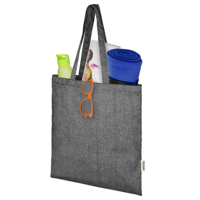 Pheebs 150 g/m² Aware™ B50 genvundet mulepose-Grå melange