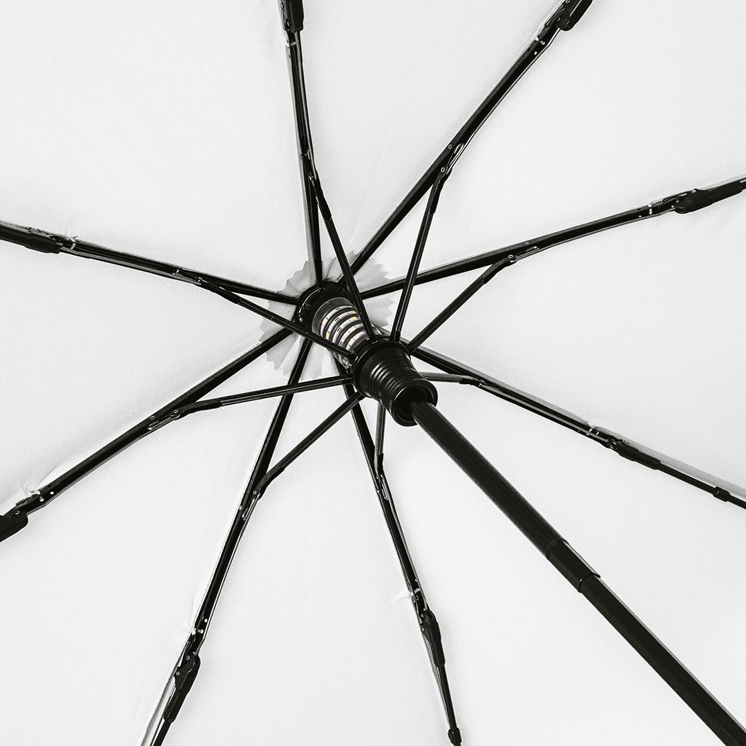 Oversize Taskeparaply FARE® med Led-Lys Skylight®-Hvid