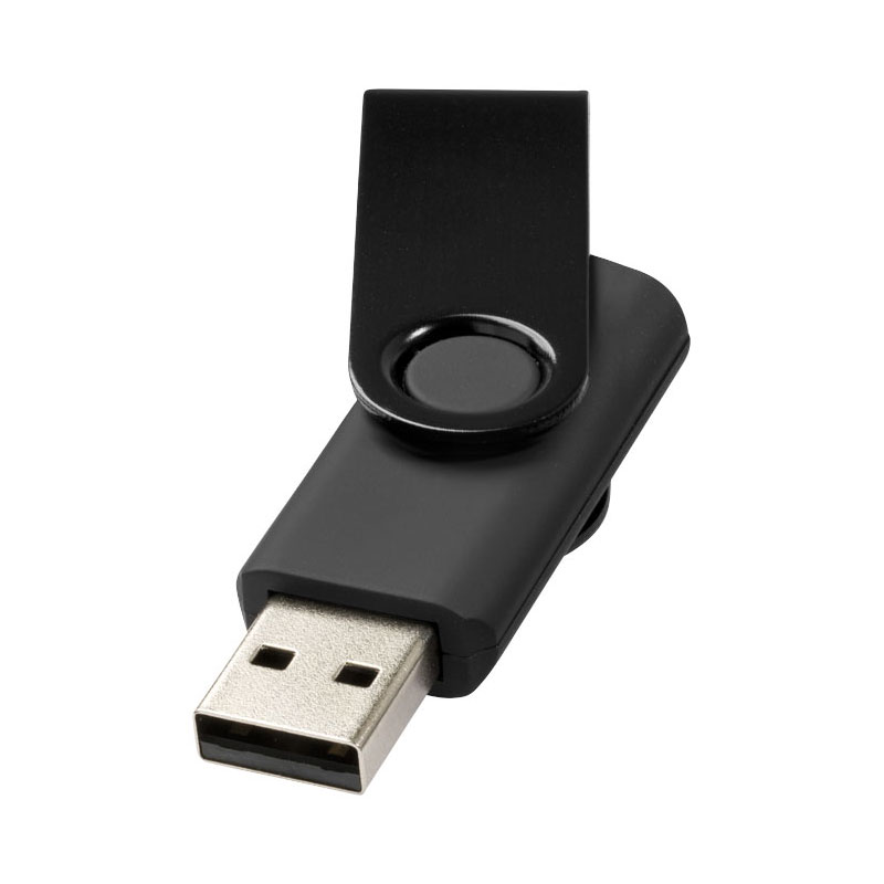 Rotate Metallic USB 2 GB-Sort