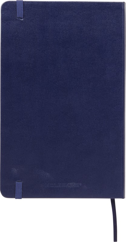 MOLESKINE Classic L hardcover Linieret - Certificeret Papir-Navy