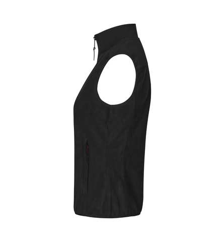 ID Bonded fleecevest, Dame-Sort