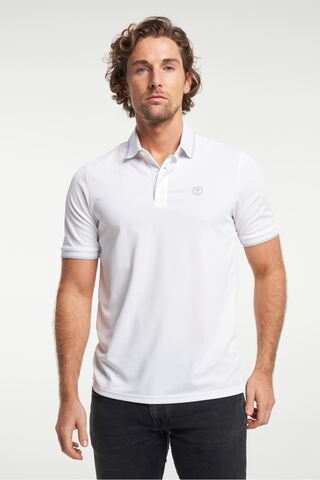 TENSON TXlite Q-Dry Polo, Herre-Hvid