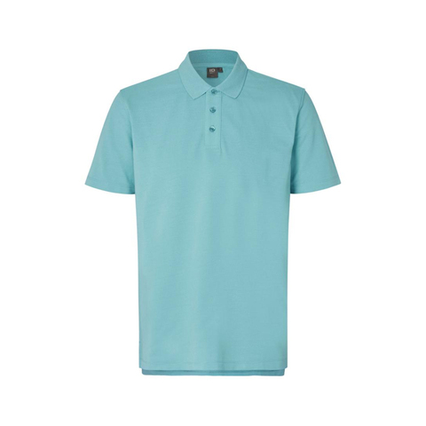 Ease poloshirt | Lyocell-Støvet Aqua