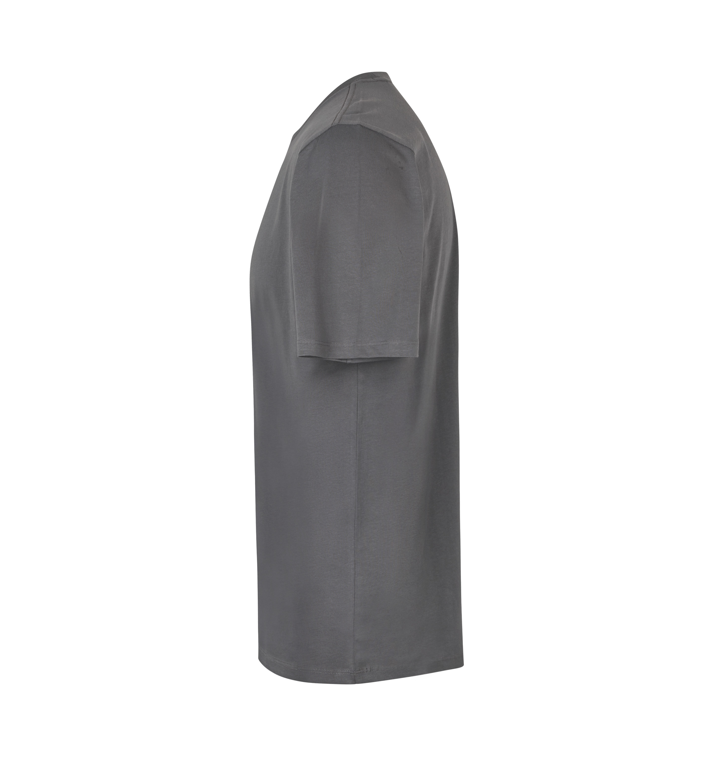 ID Økologisk O-hals T-shirt, herre-Grå