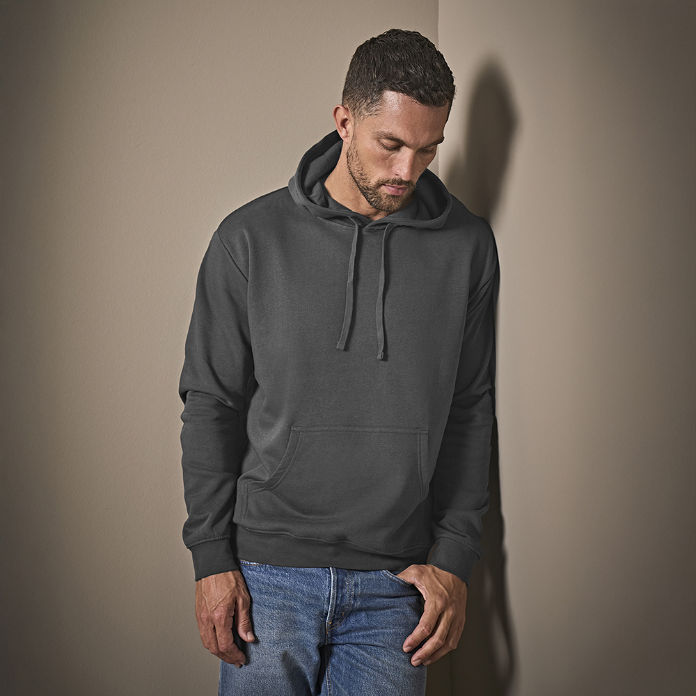 LABELFREE Power Hoodie , Tee Jays - 70% Økologisk Bomuld-Grå