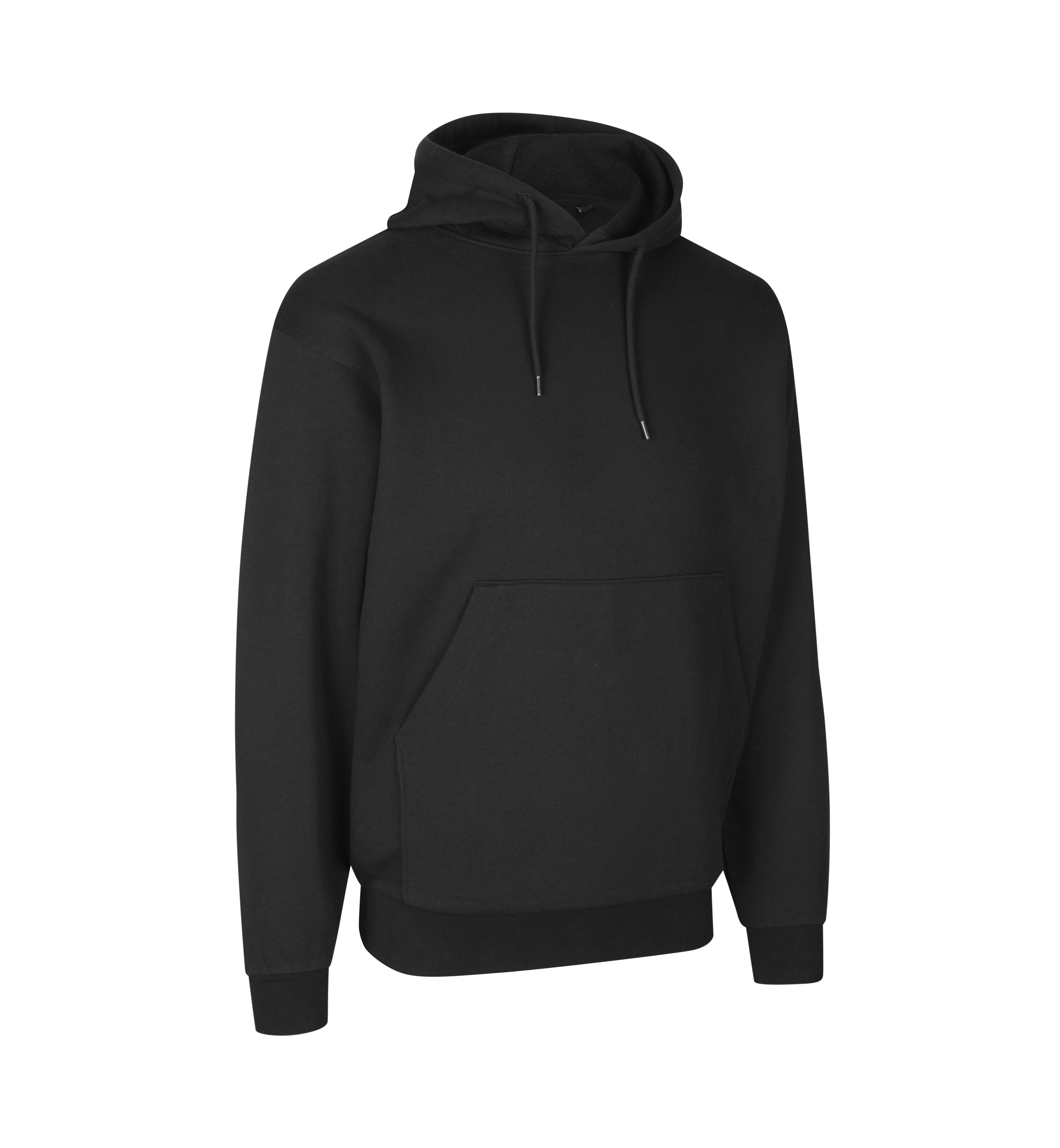 ID Soft Hoodie med kængurulomme, unisex-Sort