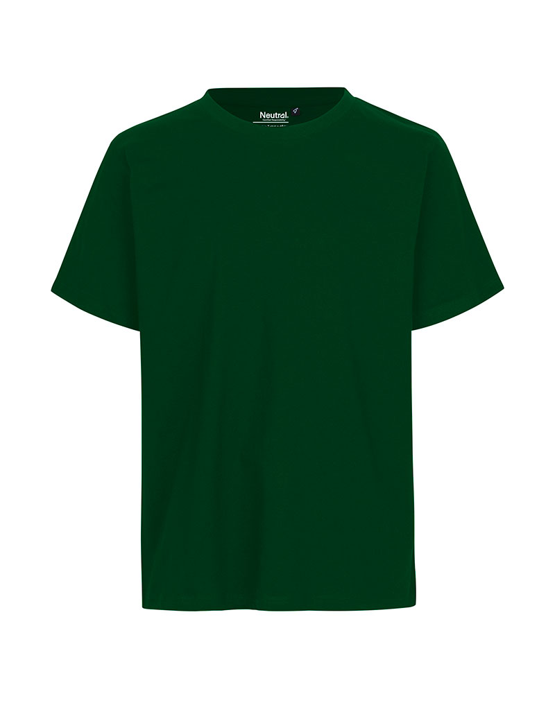 NEUTRAL Regular Unisex T-shirt, 100% Økologisk Fairtrade Bomuld-Flaskegrøn