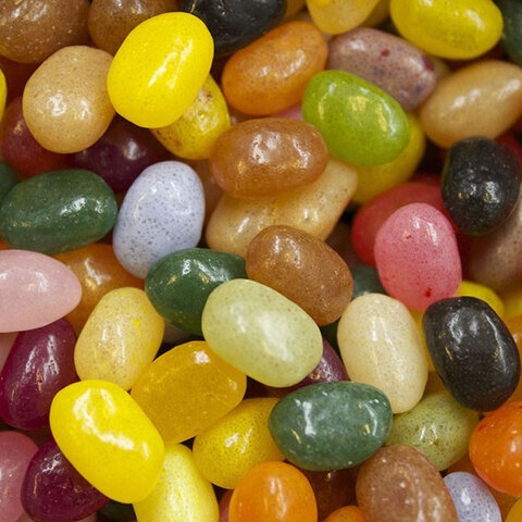 Pastilæsker med logo - Certificeret karton-Jelly Beans