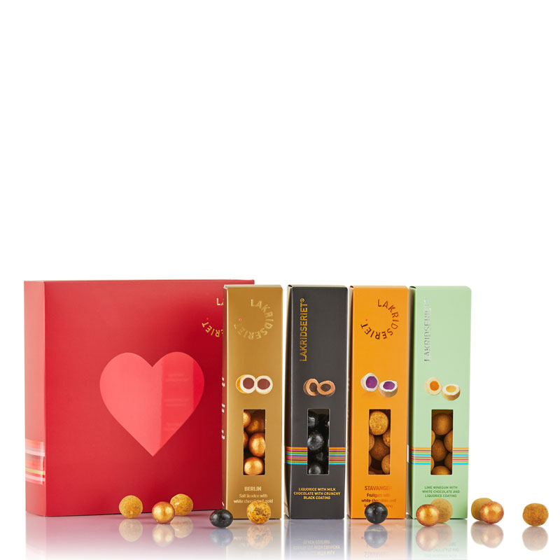 Lakridseriet Æske 4 stk.-Rød