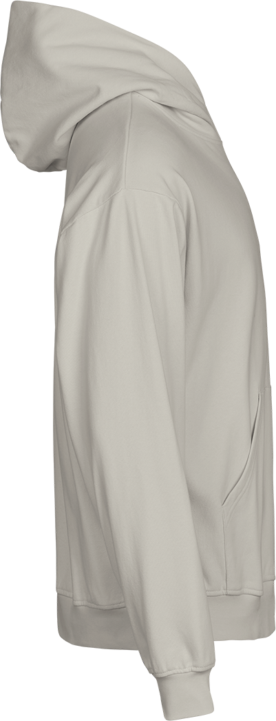 TEE JAYS Urban Heavy Loose Fit Hooded Sweatshirt - Økologisk Bomuld-Creme