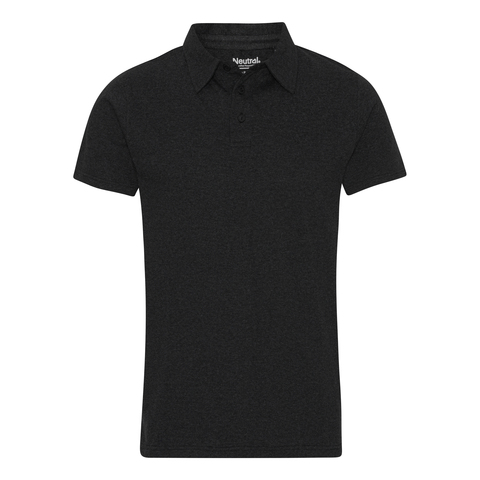 NEUTRAL Polo, Unisex - Genbrugs Bomuld-Sort