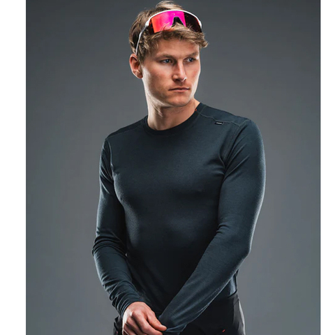 FUSION Technical Merino 150 Baselayer LS-Mørkegrå