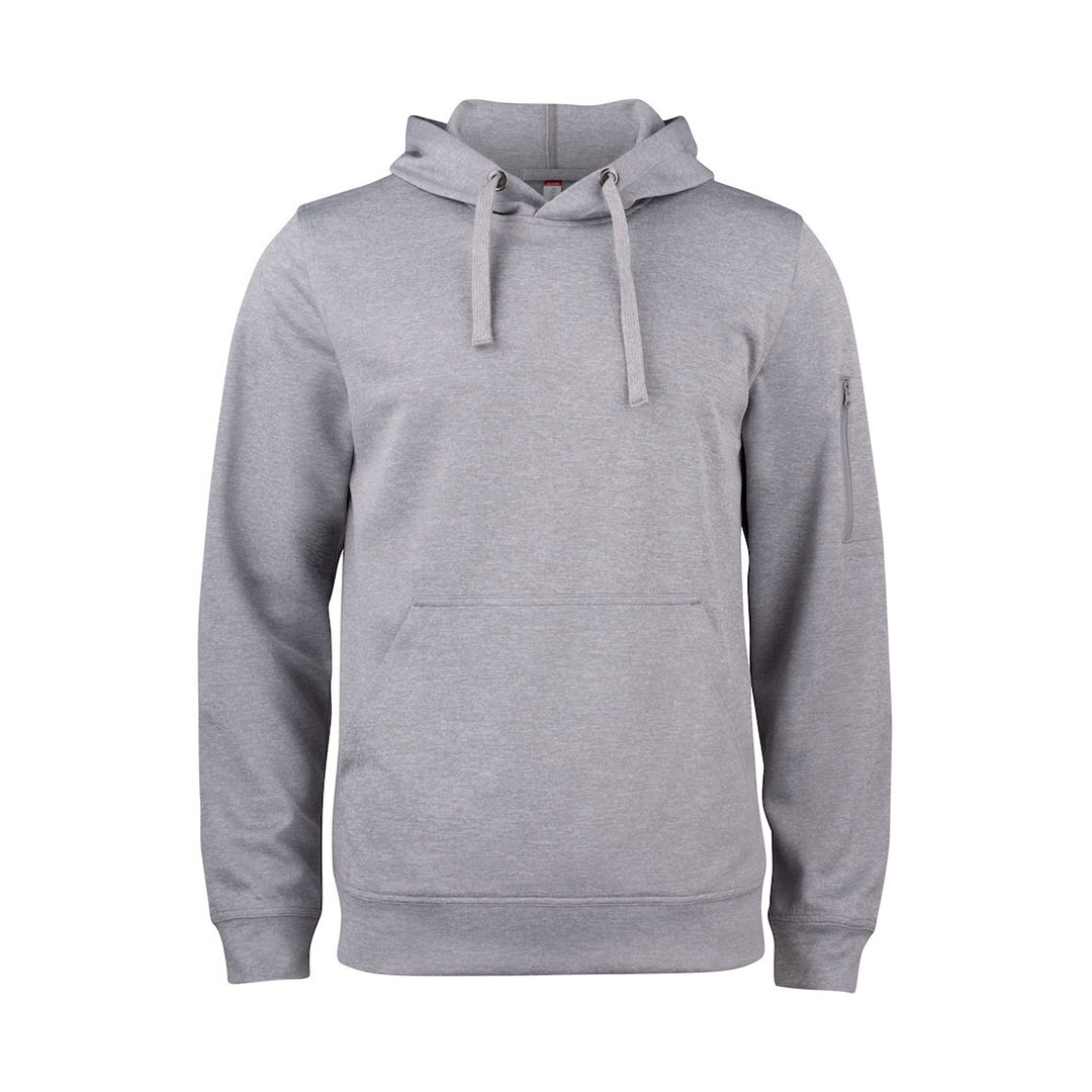CLIQUE Basic Active Hoody - Spun Dyed-Grå