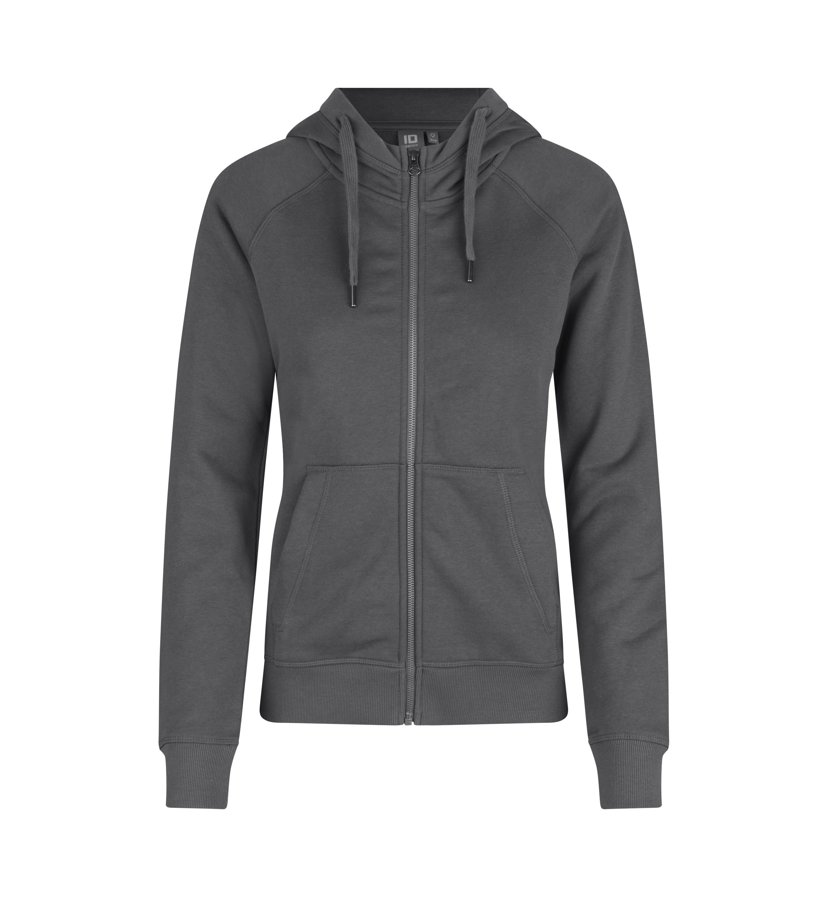 ID Core Full Zip  Hoodie, dame-Grå