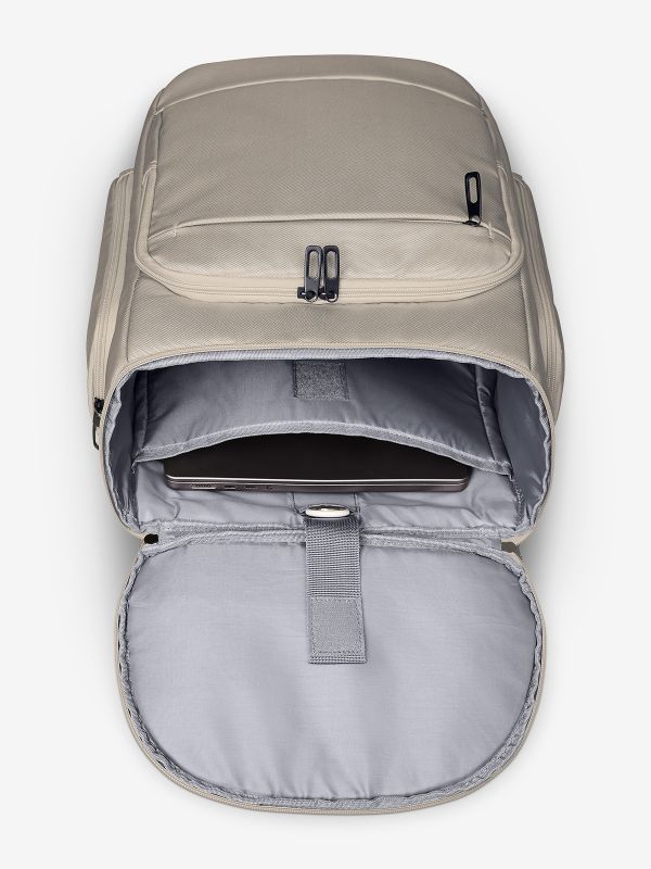 HALFAR Notebook backpack SOLID - rPet-Beige