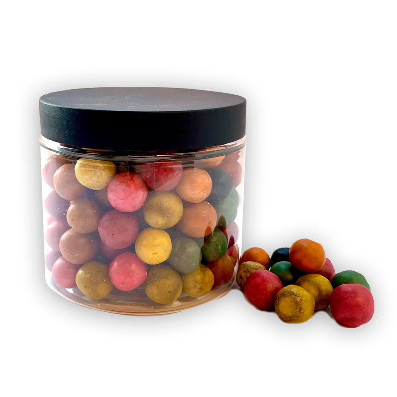 Plastbøtte med lækkert indhold-Pepito