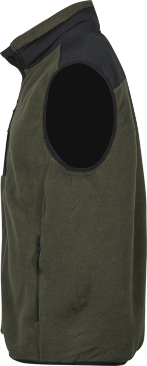 TEE JAYS Fleece vest-Mørkegrøn