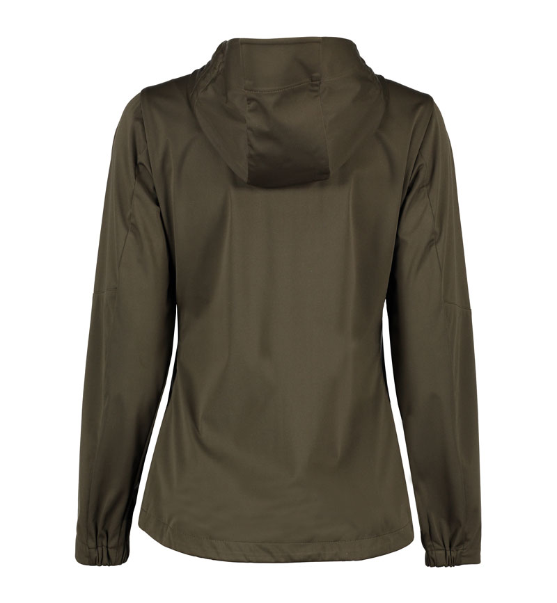 ID Letvægts softshell Jakke, dame-Flaskegrøn