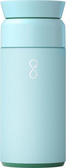 Ocean Bottle 350 ml termokrus - Genbrugs Rustfri Stål-Lyseblå