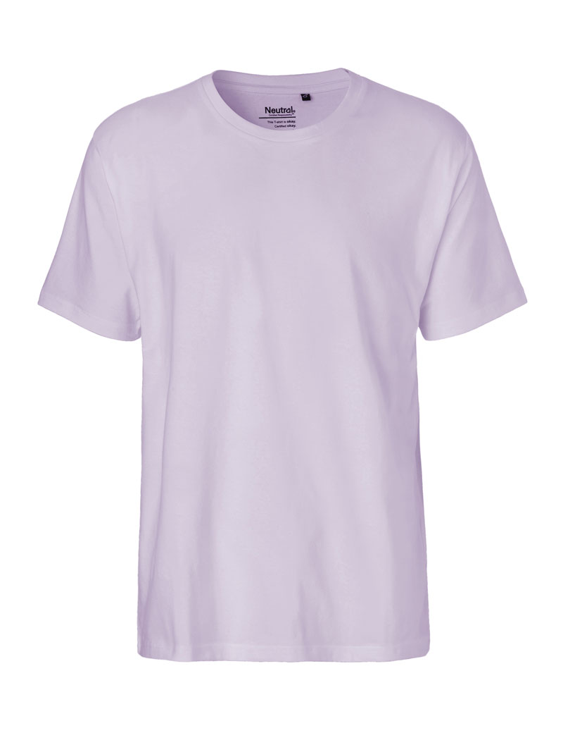 NEUTRAL Classic T-shirt, 100% Økologisk Fairtrade Bomuld-Lyse Lilla