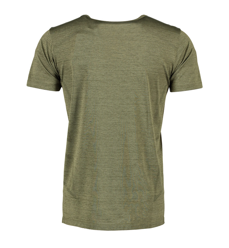 GEYSER Seamless t-shirt, herre-Flaskegrøn