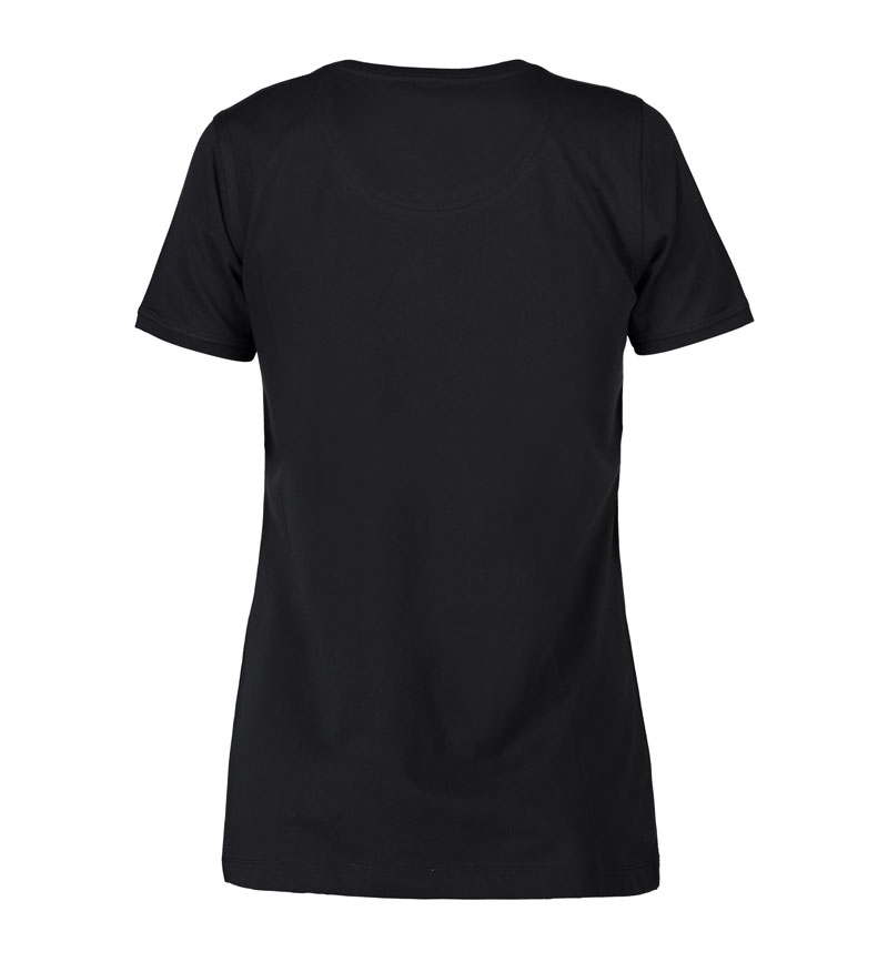 ID PRO wear CARE O-hals T-shirt, dame, RPET-Sort