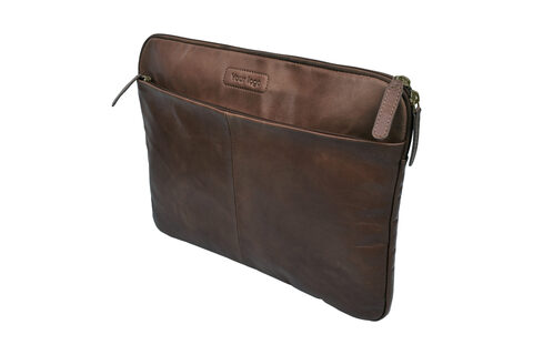 PC Læder Sleeve - 13-14 Tommer