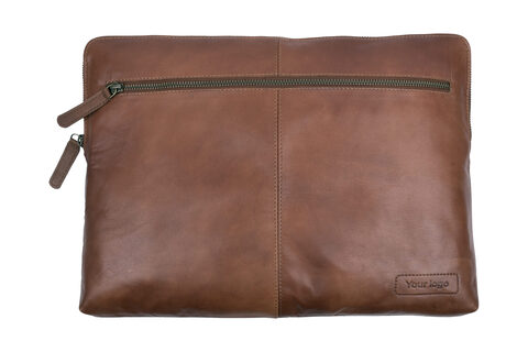Læder PC Sleeve 15-16 tommer