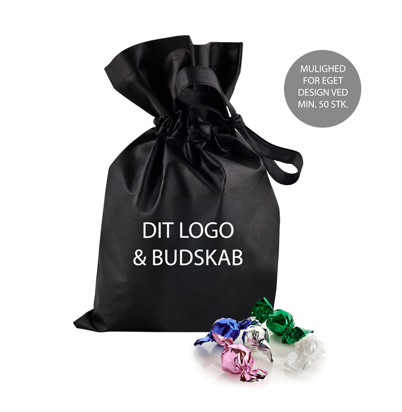 Stofpose med  Chokoladekugler - 1000 g.-Sort