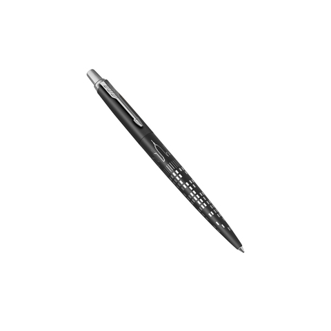 Parker Jotter SE Global Icons kuglepen (blå refill)-Krom