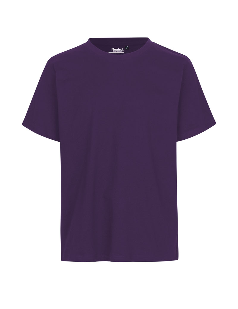 NEUTRAL Regular Unisex T-shirt, 100% Økologisk Fairtrade Bomuld-Lilla